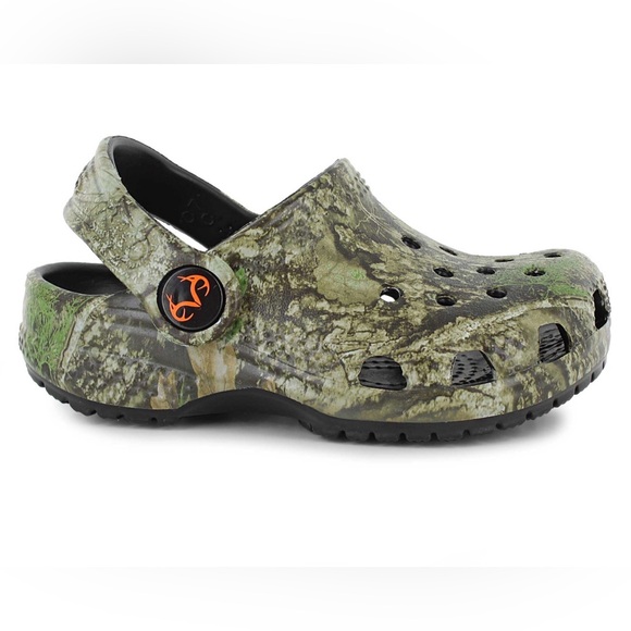 CROCS Other - NWT - CROCS - Kids Realtree Classic Clog-T - Camo Water Shoes - Size: US 8C
